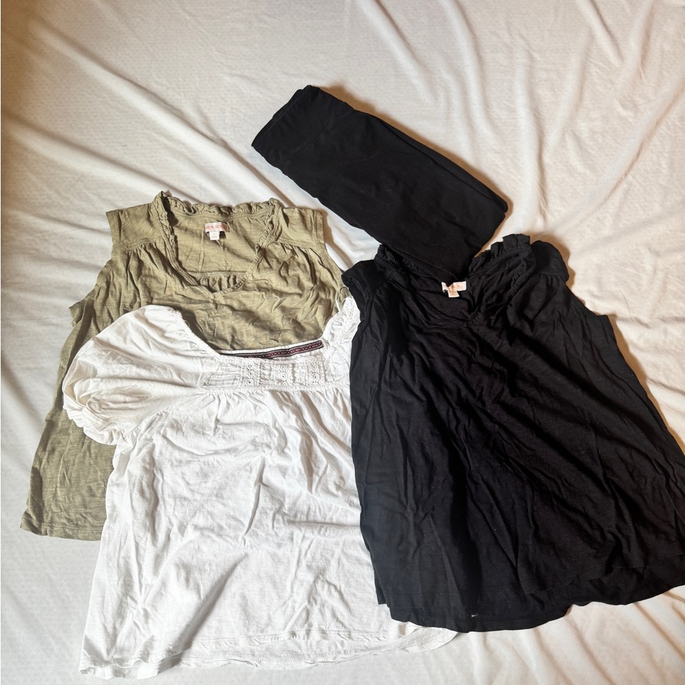Knox Rose Shirts and Lularoe Leggings (Get all 4 items)